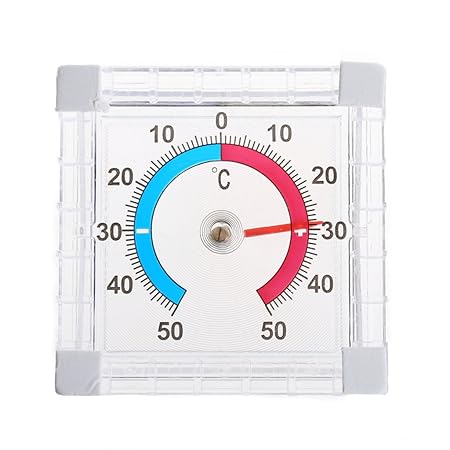 Wand-Gewächshaus-Gartenhaus Des Temperatur-Thermometer-Fenster-im Freien