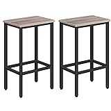 MAHANCRIS Bar Stools, Set of 2 Bar Chairs, Kitchen