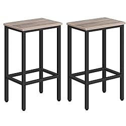 MAHANCRIS Bar Stools, Set of 2 Bar Chairs, Kitchen