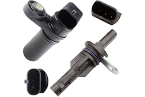 SANGYUE 2X Crankshaft + Camshaft Position Sensor Kits for 2009-2010 Dodge Ram 1500; 2009-2010 Ram 2500 Jeep Commander 5.7L