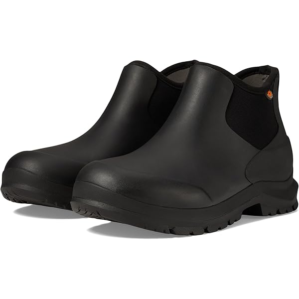 Bogs Men\'s Classic Casual Chelsea Waterproof Leather Boots Black Size 12 Bogs Classic Casual Chelsea SKU: 9422422 - YouTube main image 3