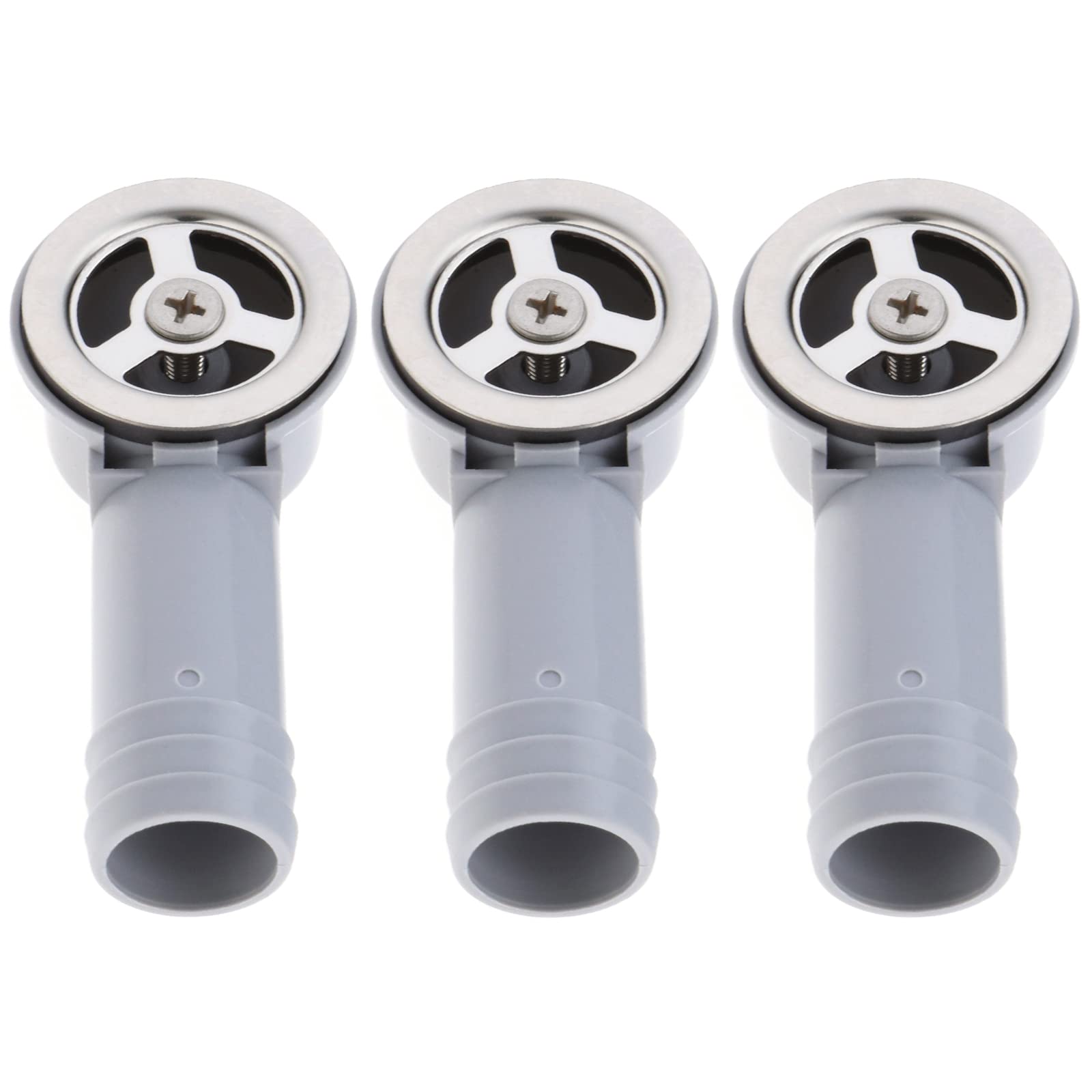 EMSea 3PCS Sink Overflow Head for 28-30mm Sink Overflow Opening Wash Basin Overflow Round Interface Kitchen Sink Replacement Accessories