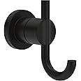 Delta Nicoli (1-Pack) Towel Hooks Matte Black, Double, Wall Mounted for Robes 2-Prong Holder, Bathroom Accessories NIC35-MB
