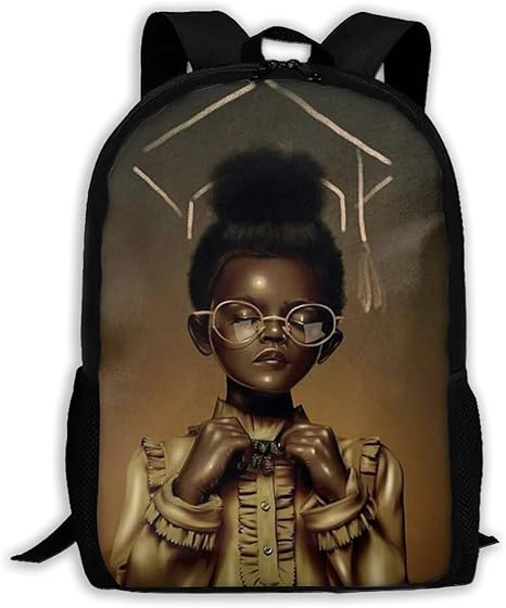 african american boy backpacks