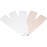 Westinghouse 52-Inch Ceiling Fan Blade Set 5 Blades Reversible Oak/Walnut 7741500