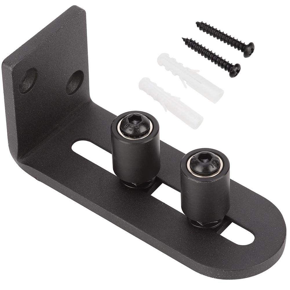 Sliding Barn Door Floor Guides,Sliding Door Hardware,Easy to Install,Carbon Steel Adjustable Sliding Floor Guide for Barn Door Hardware Accessory (A)