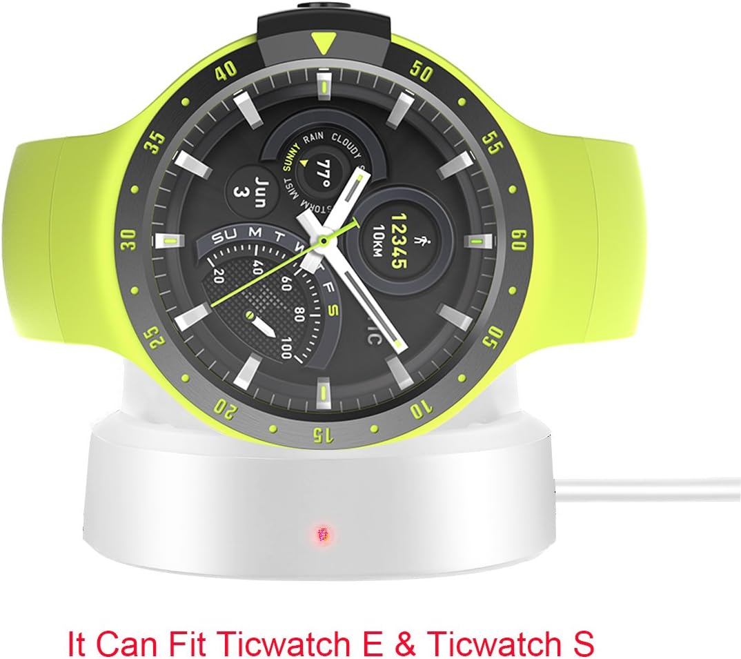 ticwatch e wireless charging