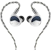 Letshuoer Astralis 15.5mm 5th-Generation Planar Driver HiFi in-Ear Monitors | Wired in Ear Earbuds, Planar IEMS, Detachable silver-plated copper Cable, Audiophiles Musicians, Ring-Type planar diaphragm