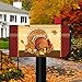 Thanksgiving Turkey Magnetic Mailbox Cover Holiday Standard Briarwood Lane