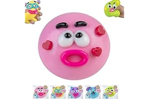 Smushers Squishy - Curiosities Smushers Dog Face Swap Squishy Soft Moldable Cute Slow Rise Relaxing Sensory Fidget Relief for