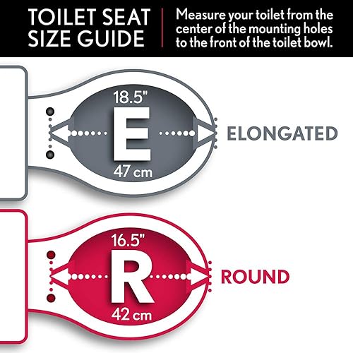 thumbnail image 2 of Slow Close Toilet Seat Round Plastic Toilet Seat With Quiet Close Quick Release Hinges Non Slip Bumpers Easy Install Clean Never Loosens Fits Most Toilets 2 of 12