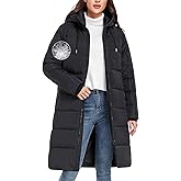 NRZD Women's Puffer Coats Long Down Winter Coat with Duck Down & Feathers Filling, Warm Puffer Jackets with Drawstring Hood