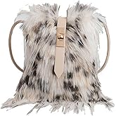 Extolove Furry Purse, Faux Fur Crossbody Bag Y2K Fluffy Bag Fuzzy Purses for Women