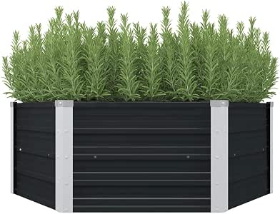 vidaXL Jardinera Exterior Grande Macetero Huerto Urbano Maceta XXL ...