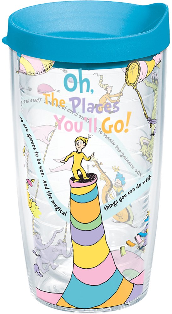 Tervis Dr. Seuss Oh The Places You'll Go Wrap Tumbler, 16-Ounce