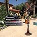 DecoBREEZE Pedestal Fan 3 Speed Oscillating Fan, 16 In, Coronado