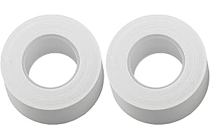 MAKEID Label Maker Tape 16mm x 4m, 2-Pack Vinyl Waterproof Anti-Oil Scratch-Resistant Sticker Paper for MAKEID L1 Label Print
