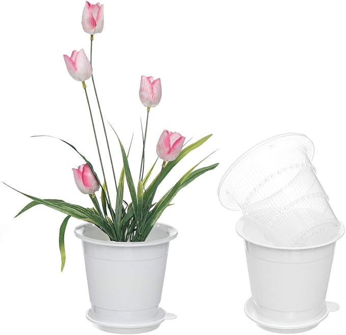 ShoppeWatch Orchid Pots with Holes 5 inch Mesh Net Planter