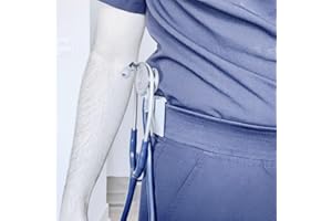 Hip Clip for Stethoscope - Off-Neck Stethoscope Holder for Littmann Cardiology III, Quick Access, Secure Mount