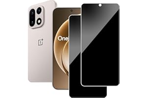 Murmure for OnePlus 15R Privacy Screen Protector, 2 Pack 9H Hardness High-Sensitivity Anti-Spy Tempered Glass 2.5D Rounded Ed