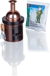 Crottendorfer Räucherkerzen 2212 Original Räucherofen Braukessel Hammerschlag, braun