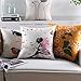 HGOD DESIGNS Flower Fairy Girl with Pink Wing Elves and Butterflies Throw Pillow Case Cushion Cover Fashion Home Decorative Sofa Bedroom Pillowcase Gift Double Sides Printed 18x18