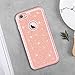 iPhone 8 Case, iPhone 7 Case Rose Gold for Women Girls, Tobomoco Shockproof Drop Protection 3 in 1 Glitter Bling Sparkly Hybrid Slim Hard Cover Soft Silicone Bumper Protective Case for iPhone 7/8