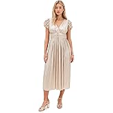 Ulla Johnson Women's Patrice Flutter Sleeve Midi Dress