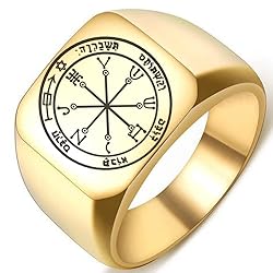 ZOVIVI Detailed Engraved Sixth Pentacle of Mars for