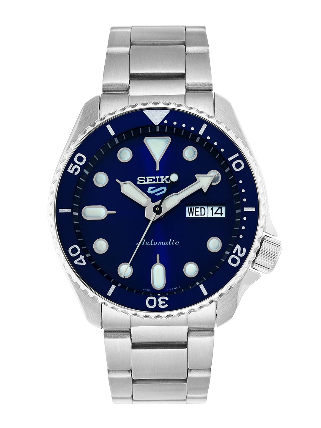 Seiko, Men's, Analog SRPD51K1, Silver, Sports