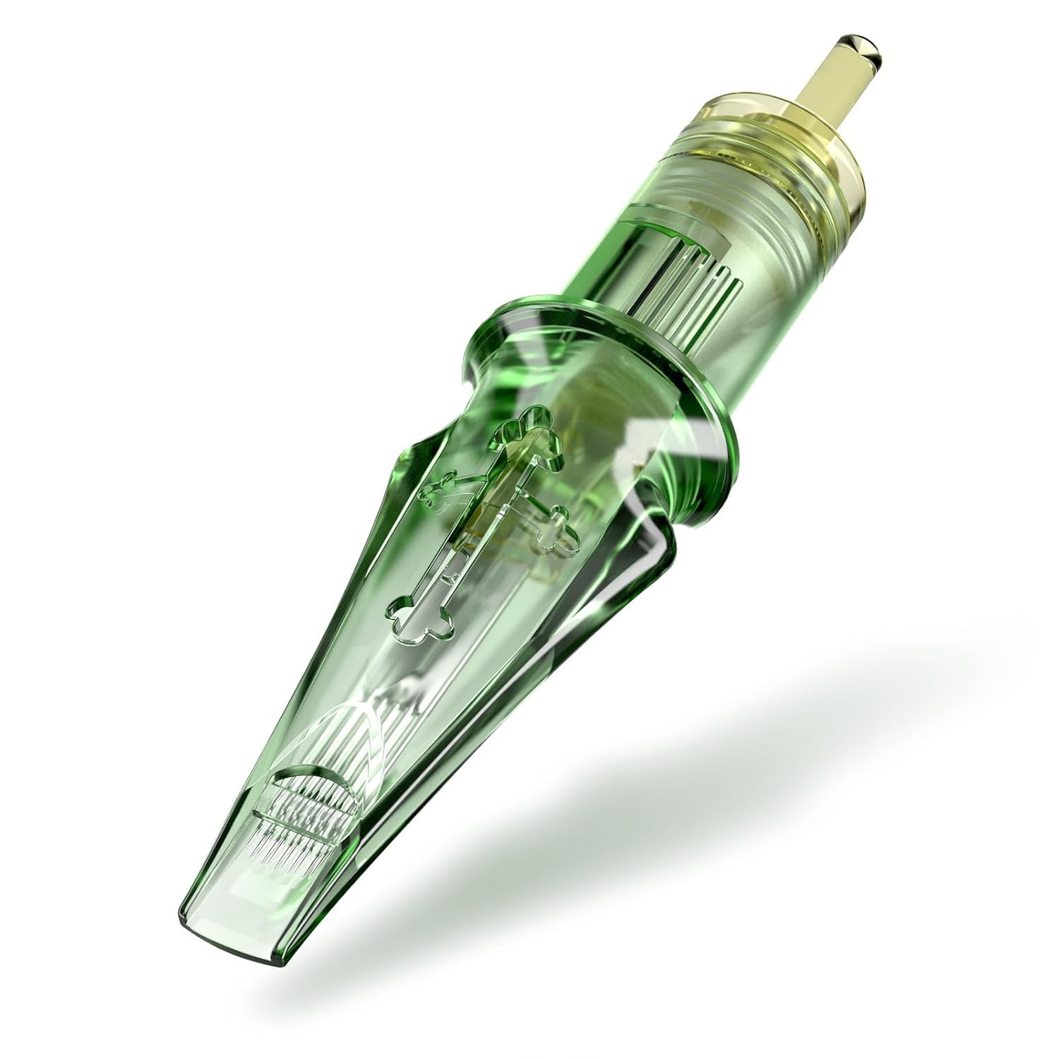 Solong Tattoo Needles, 20Pcs Disposable Needles Cartridges Pro #10 Bugpin 9 Round Magnum Long Taper for Smooth Color Transitions and Large Area Shading (1009RM-L) — image 1