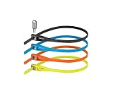 Hiplok Z LOK 4 Pack: Multicolour Security Tie Bike Locks