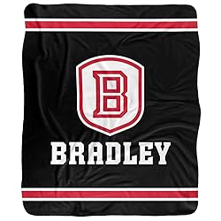Bradley University Blanket, 50"x60" Primary Logo