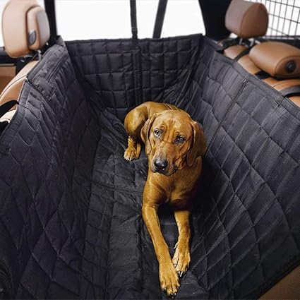 KLEINMETALL 50444030 Allside Comfort Universal Rücksitzbezug für Hunde mit Seitenschutz