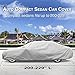 KAKIT 6 Layers Car Covers for Automobiles All Weather Waterproof & Windproof & Scratch Resistant, Outdoor Car Cover Fits Up to 199