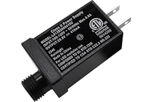 NEHBUJIN 29V 12W LED Power Supply LED Transformer Low Voltage Adapter UL ETL Listed Lighting Driver for LED String Light, Holiday Lighting (29V12W 1PC)