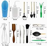 Holzsammlung 14Pcs Mini Garden Tools Set Bonsai & Succulent Kit view 7