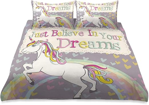 unicorn rainbow comforter