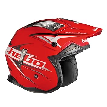 HEBO Trial Zone 4 Extreme II Casco, Rojo, Talla S