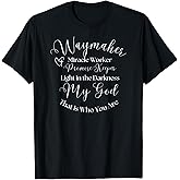 Waymaker Miracle Worker Promise Keeper My God Christian T-Shirt