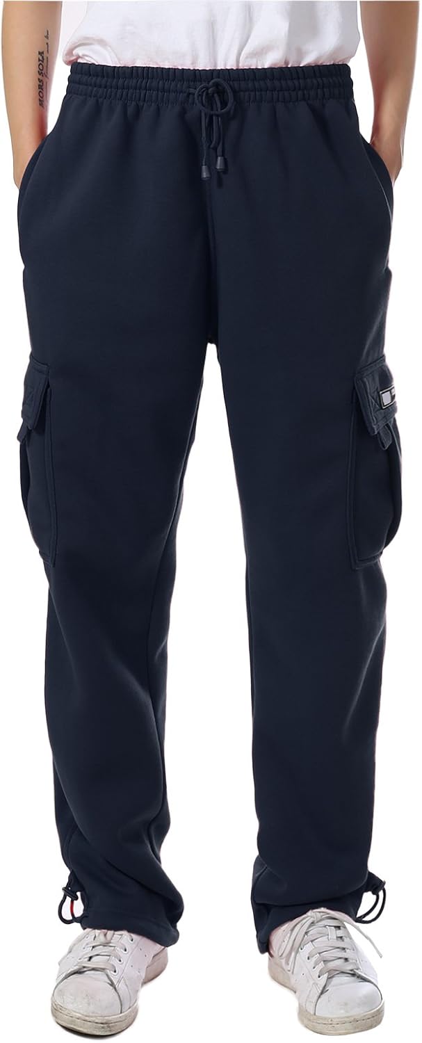 JD Apparel Mens Fleece Cargo Sweatpants Heavyweight M5XL Buy Online