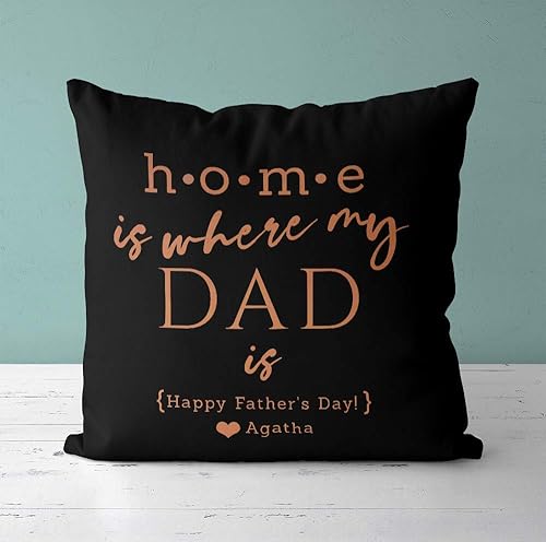 personalised fathers day pillow