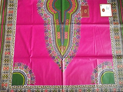 Print by Vlisco in Holland, Real dutch Java, DASHIKI , Angelina Pink