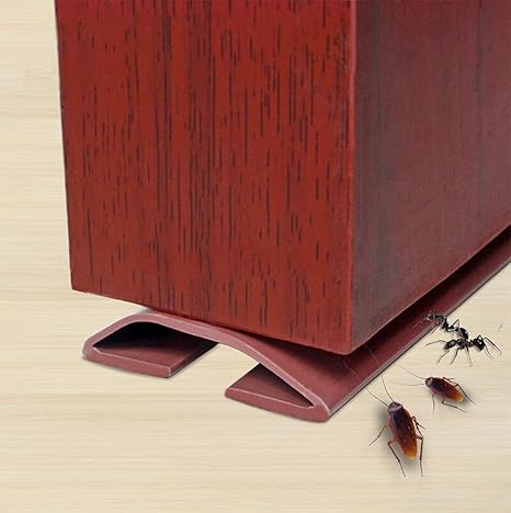 Amazon Loobani ドア下部テープ 風 埃 虫を防ぐ 気密シール 玄関 室内 ドア 戸 弓形 1m ブラウン ドア用金物