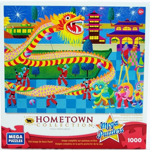 Mega Puzzles: Hometown Collection 1000 piece Dragon Dance Puzzle