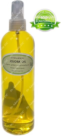 Jojoba Oil Great For Skin Hair Face Nails Lips Cuticles Stretch Marks Beard Comes With A Sprayer 12 Oz Amazon Fr Beaute Et Parfum
