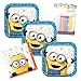 Despicable Me Minion Theme Plates and Napkins Serves 16 with Birthday Candles