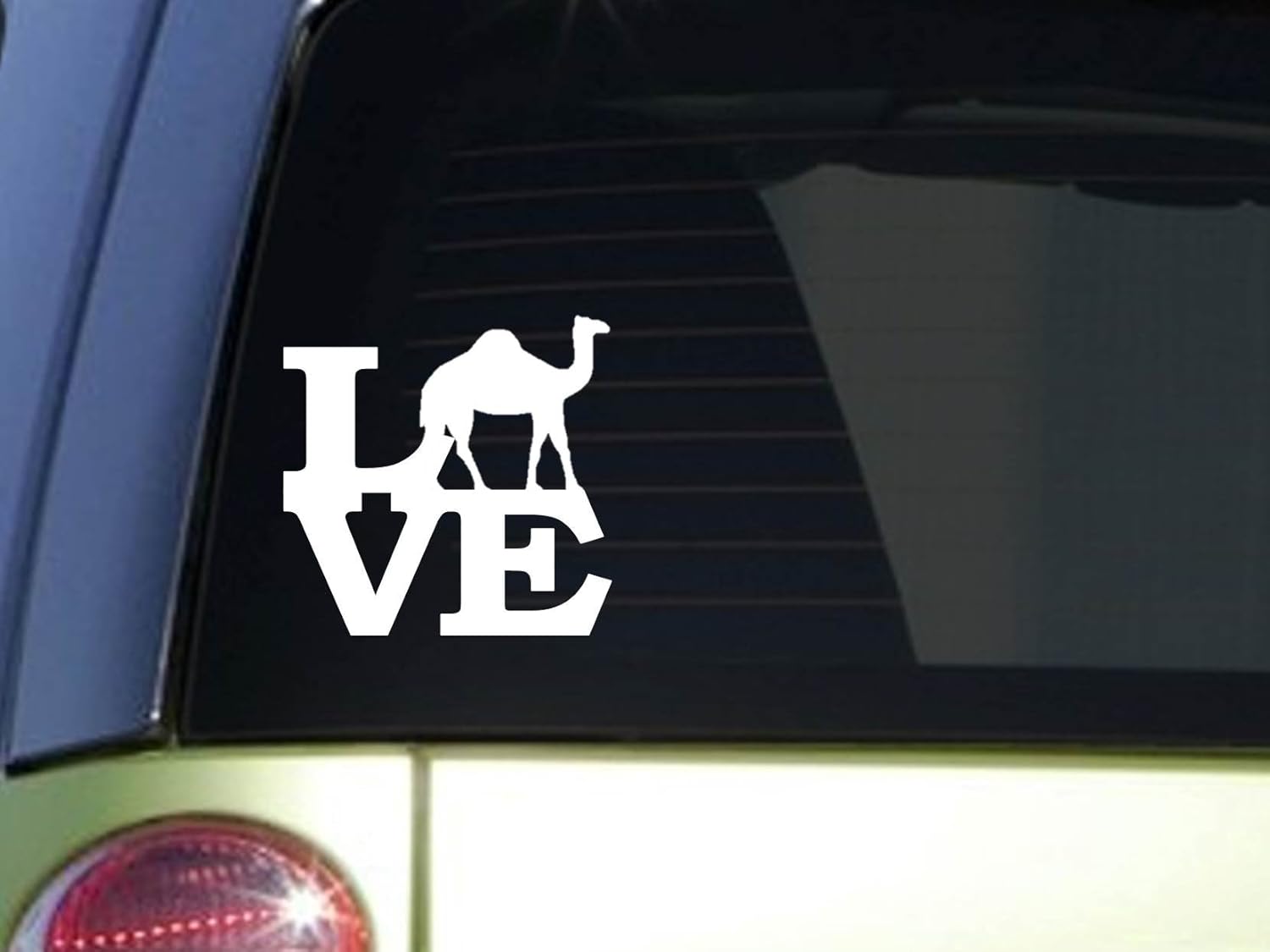 EZ-STIK Camel Love 6" STICKERF170 Decal Zoo Keeper Africa Dessert Humpday Dromedary