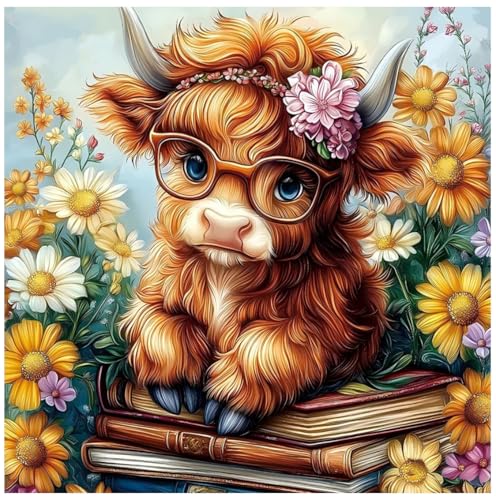 CRZMODE Cow Diamond Art Kits for Adults,Cow Diamond Painting… at Amazon