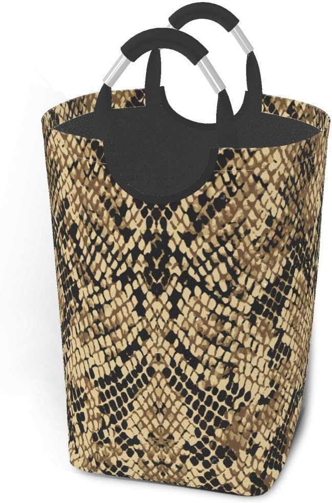 mallcentral-EU Canasta de lavandería de Piel de Serpiente Animal The